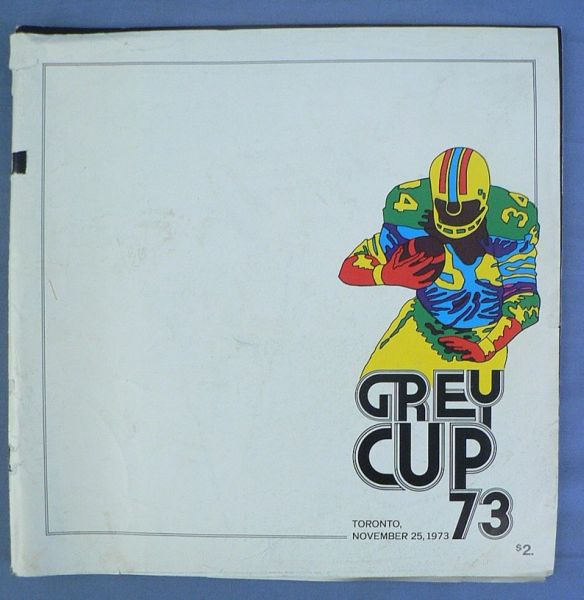 1973 CFL Grey Cup Program